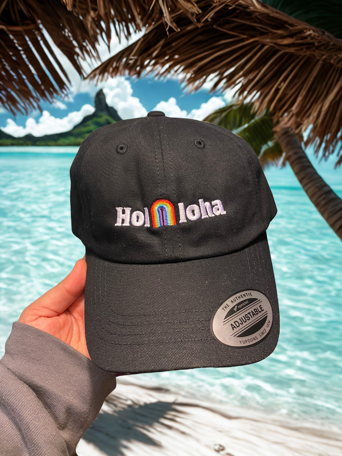 Hola Aloha Rainbow Hat