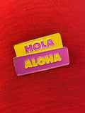 Hola Aloha Sparkle Pin