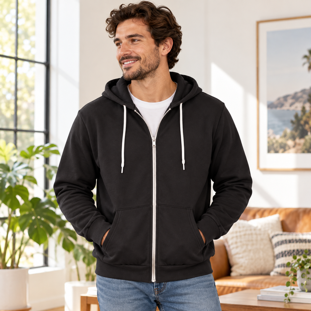 Obsidian Zipper Hoodie